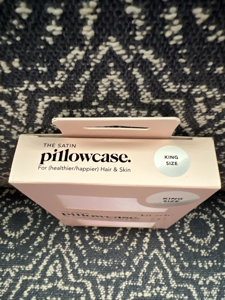 Kitsch The Satin Pillow Case Ivory King Size