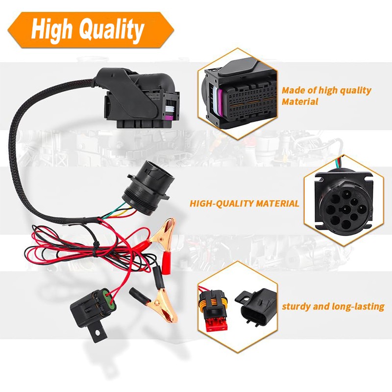 For Paccar MX13 EPA17 ACM Diagnostic Cable Fault Code Troubleshooting&WiringTest