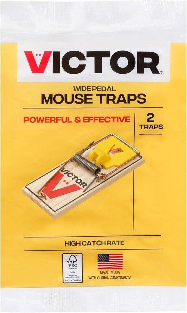 VICTOR Easy Set Mouse Trap - 2Pk
