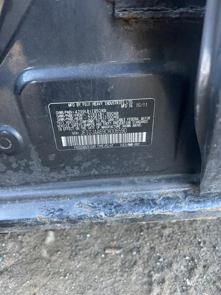 IMPREZA 2012 Wiper Arm OEM