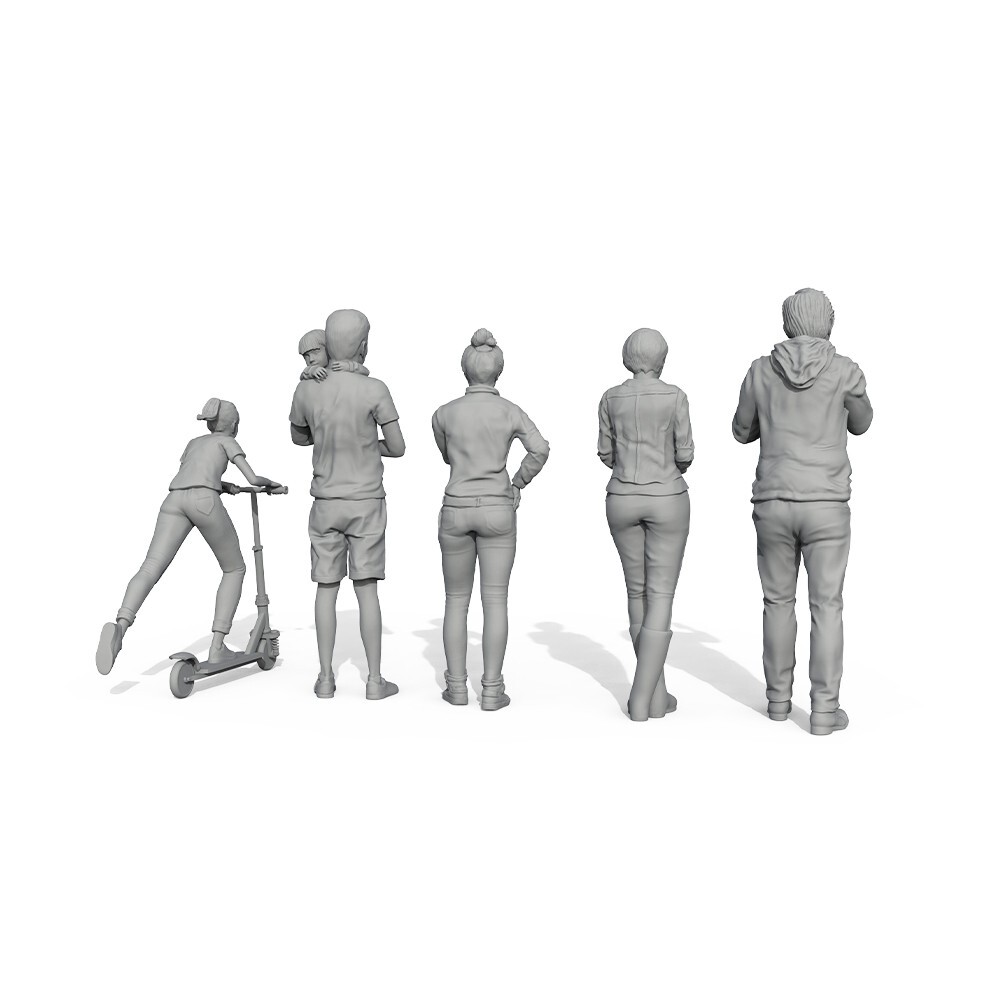 LaoYao 1:48 Miniature Character Model Multi pose Figures