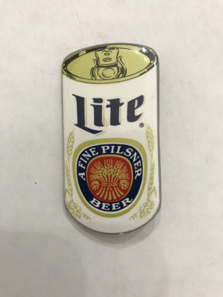 Miller Lite A Fine Pilsner Beer Button