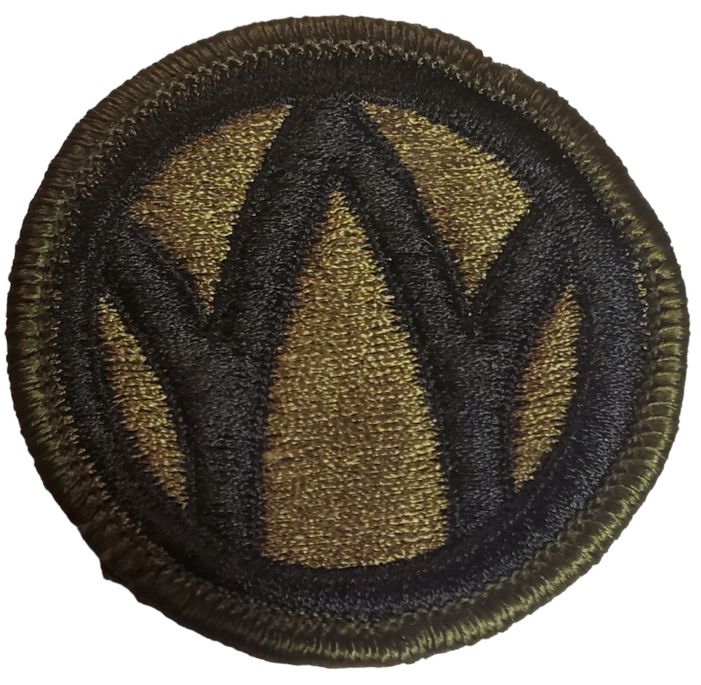 US Army 89th Infantry Division Rolling "W" subdued shoulder patch