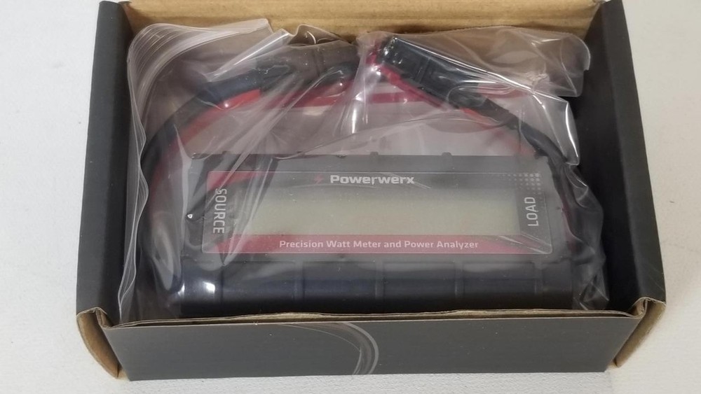 Powerwerx Watt Meter, DC Power Analyzer, 45A Continuous, 12 Gauge, Powerpole
