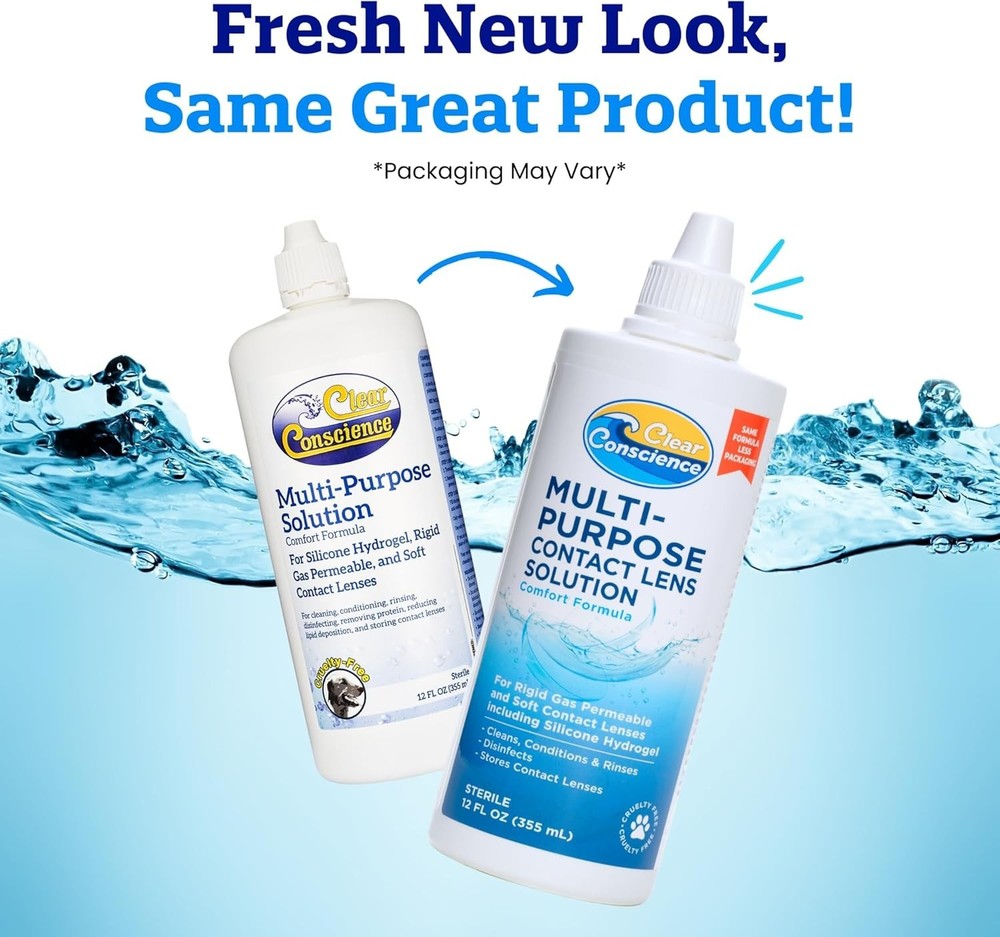 Multi Purpose Solution For Soft Contact Lenses 12 Oz
