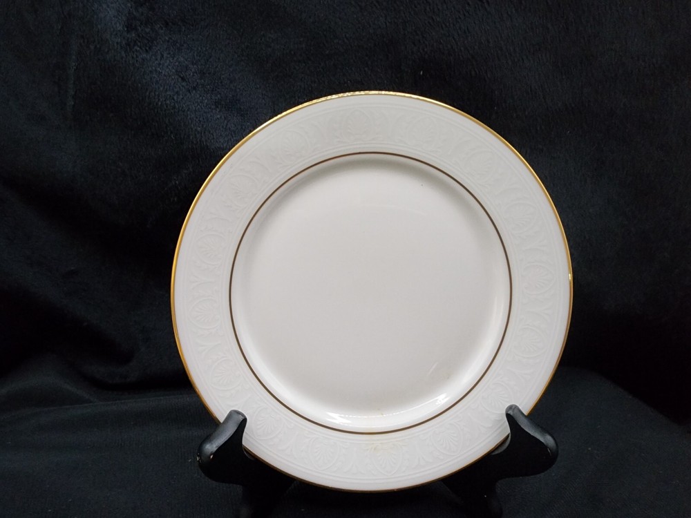 Lenox Hannah Gold Dinner Salad Bread Plate
