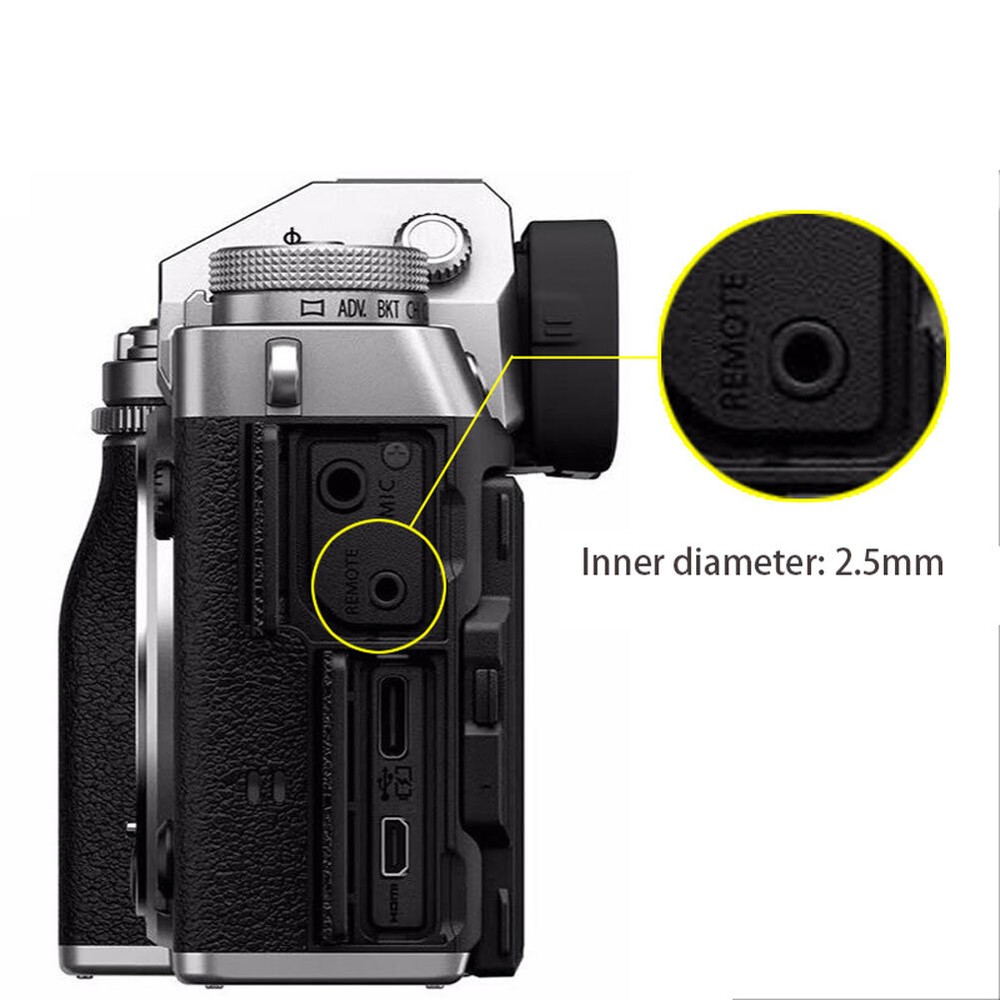 2.5mm Camera Remote Shutter Release Cable for 700D 650D 600D 550D 1100D 70D 60D