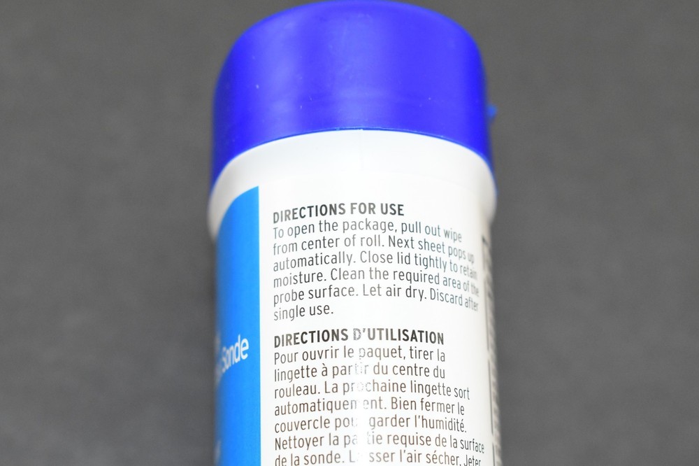 Ecolab Probe Wipes - 70 COUNT - Model PW70 - Thermometer Temperature Sensor