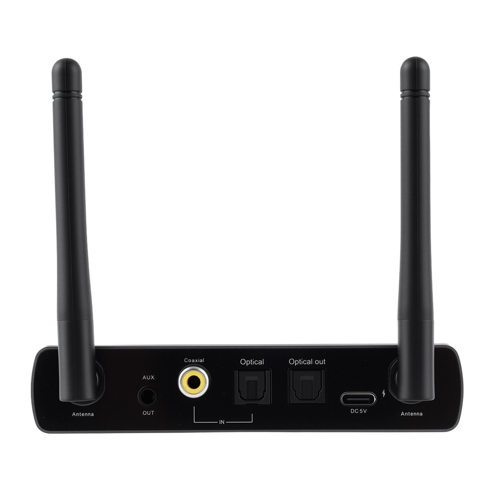 Bluetooth 5.4 Audio Transmitter Receiver Optical Coaxial Plug-Play For TV/PC/PS4