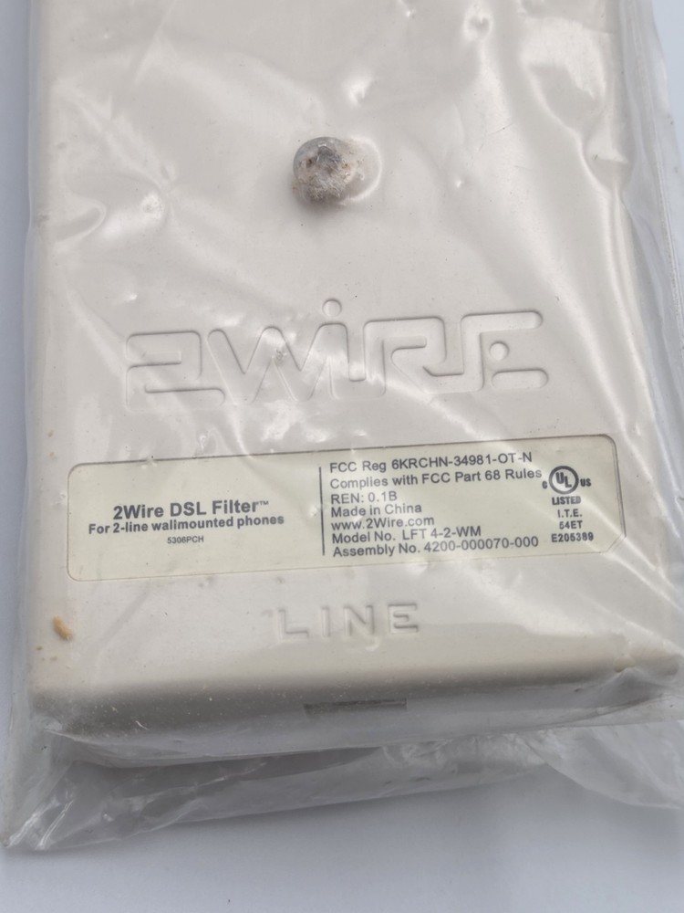 New Wall Mount + 4 Pack DSL In-Line Filter + 1 Adapter KIT