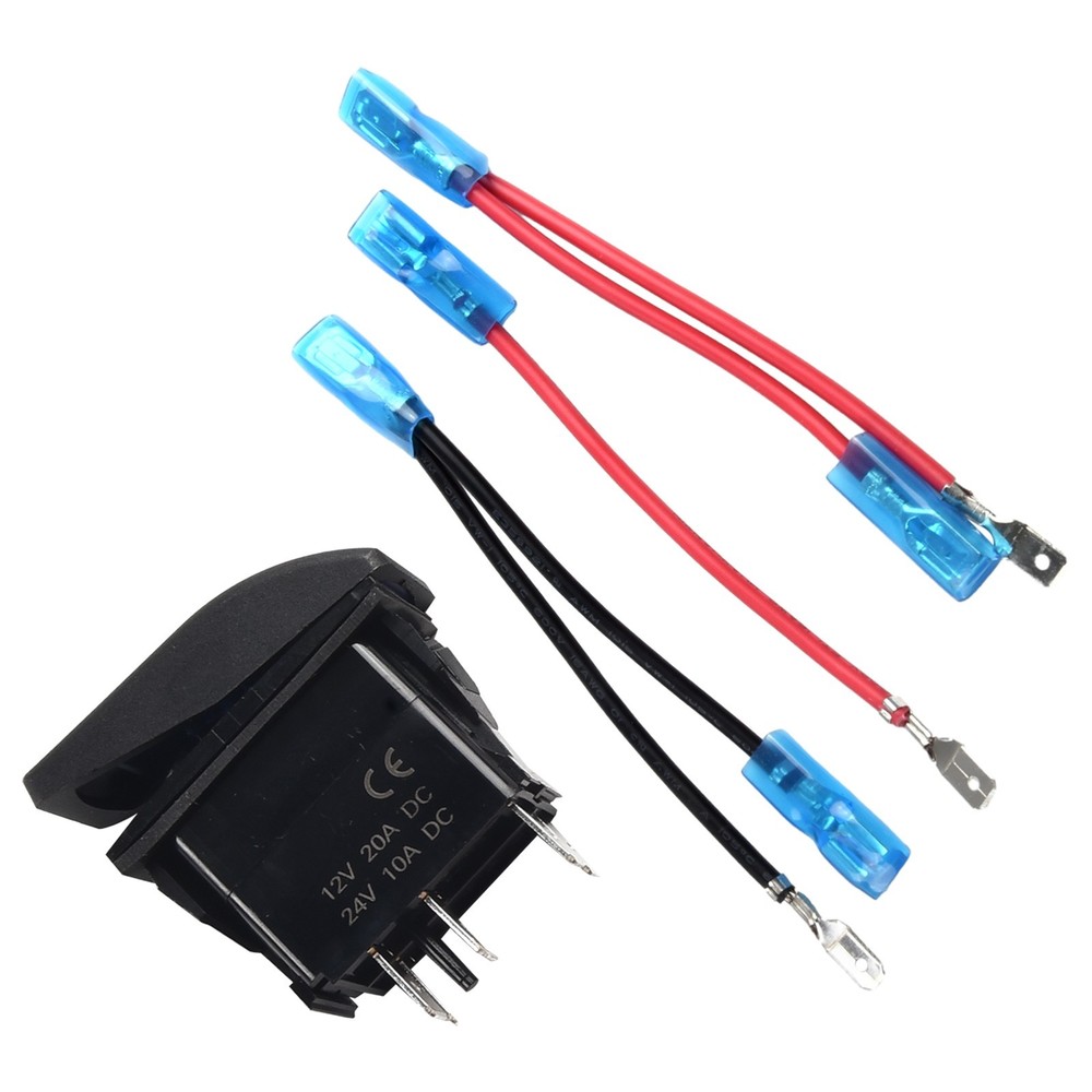 High Quality REAR LIGHTS Push Switch Rear Switch Blue Push 1 Pcs Light