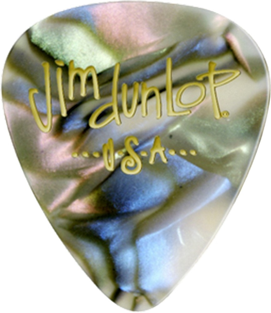 Dunlop Celluloid Classic Guitar Picks 1 Dozen Abalone Medium
