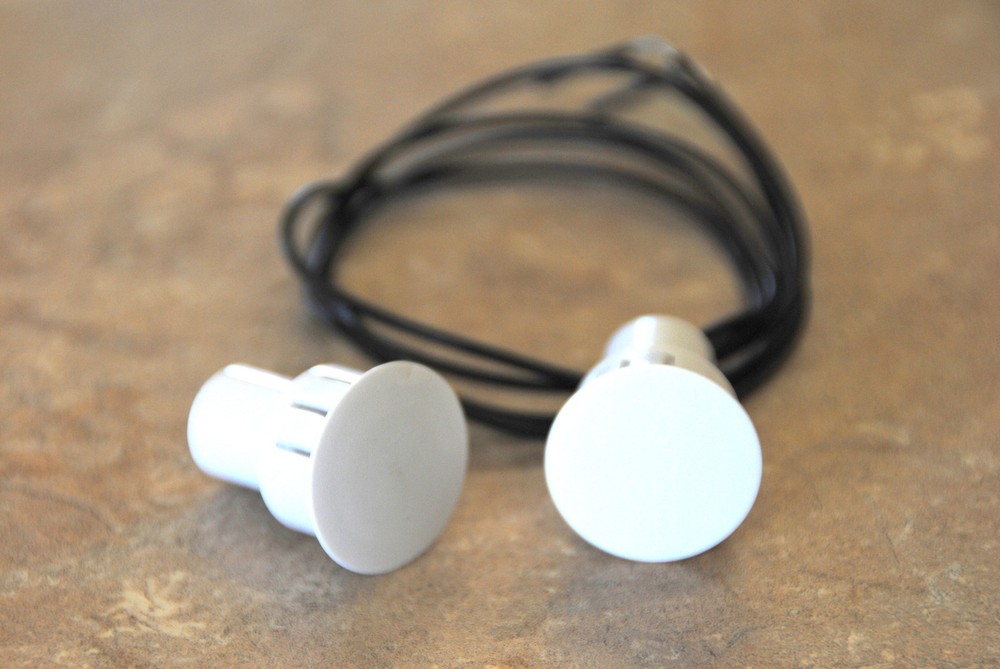 1 HardWired LED Recessed Contact Sensor
