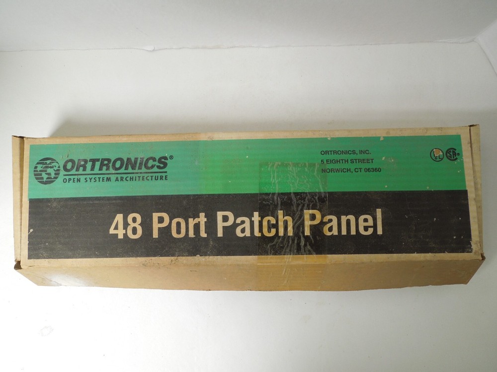 Ortronics CAT 5 Patch Panel 48-port model OR-851000334 - NEW