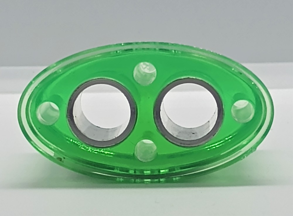 (3) Colored Transparent 2-Hole Cigarette Snuffers, BUTT26-3