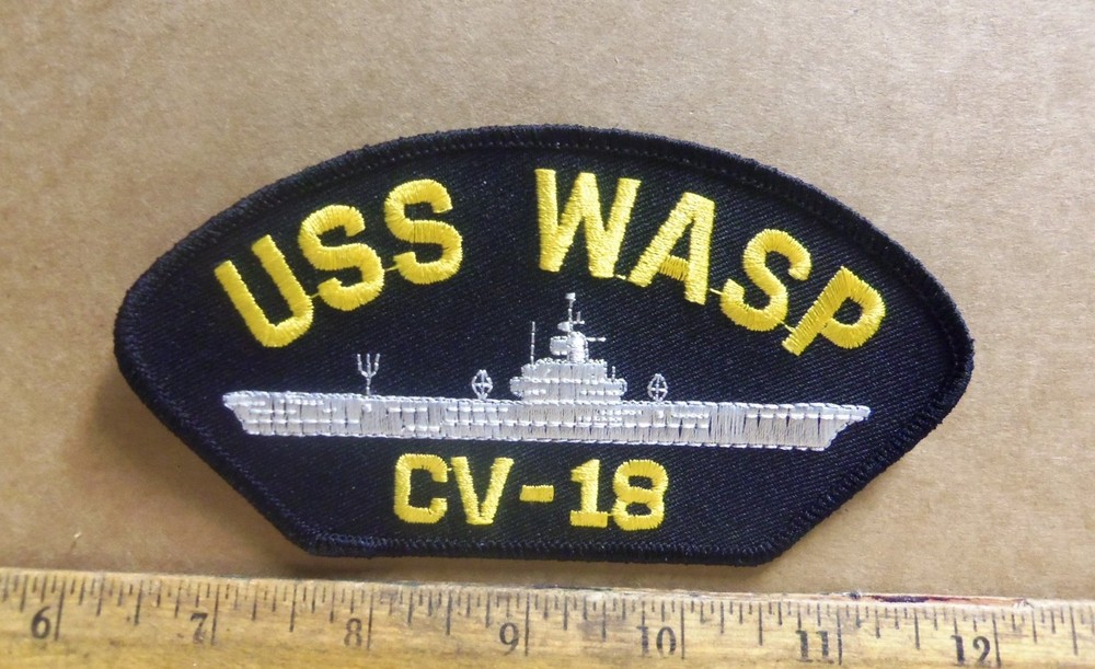 US Navy - USS Wasp CV-18 Embroidered Patch