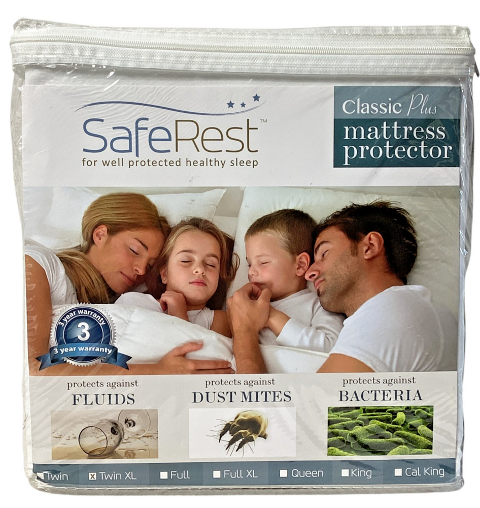 SafeRest: Classic Plus Mattress Protector, Size Twin XL