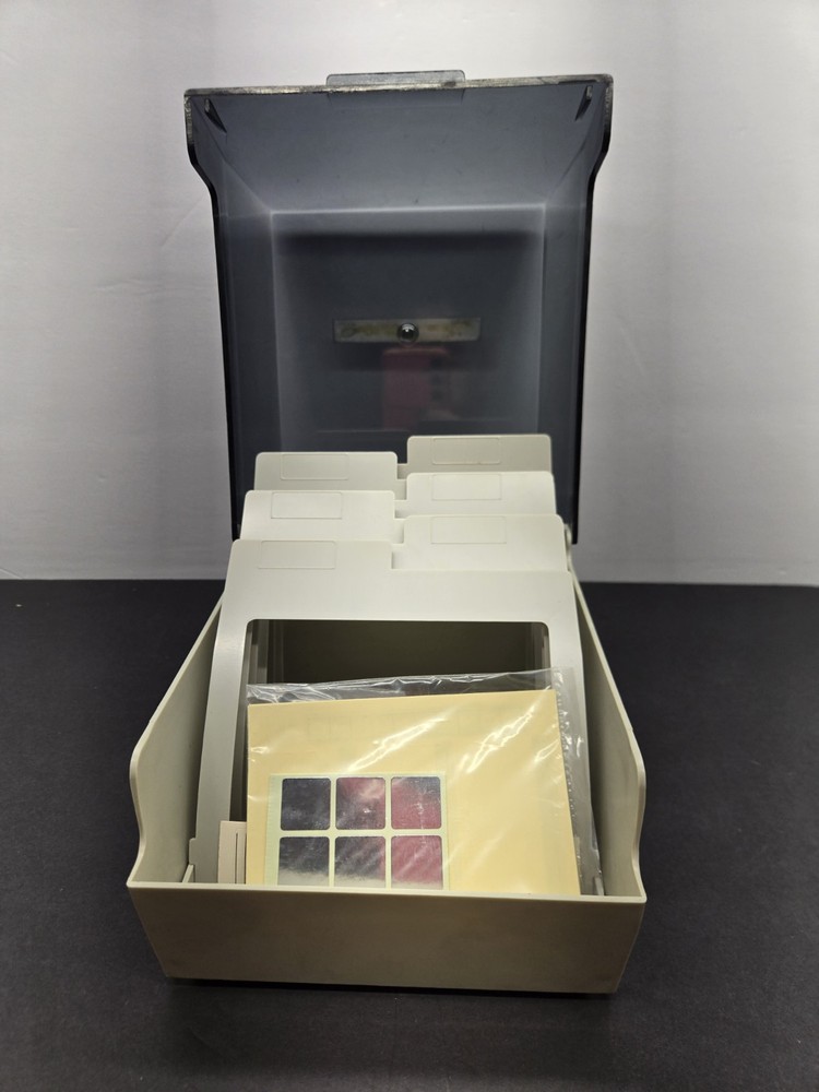 ComputerMate 5.25" Floppy Disc Hard Strorage Case Removable Dividers