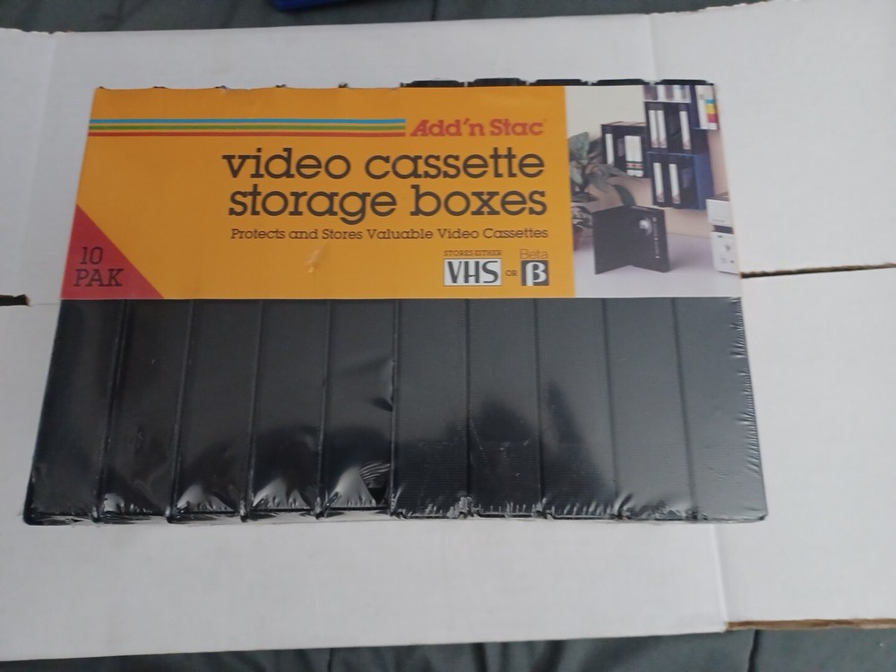 Add N Stac Vhs Storage Boxes