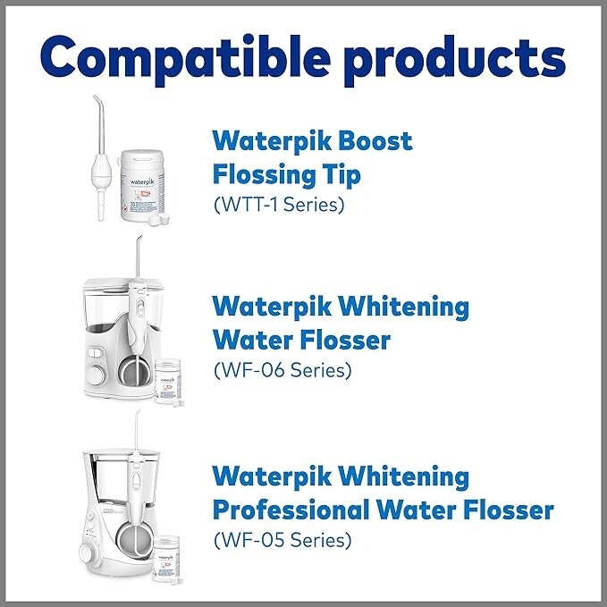 Fresh Mint Whitening Refill Tablets (30 Count) – For Use With Waterpik