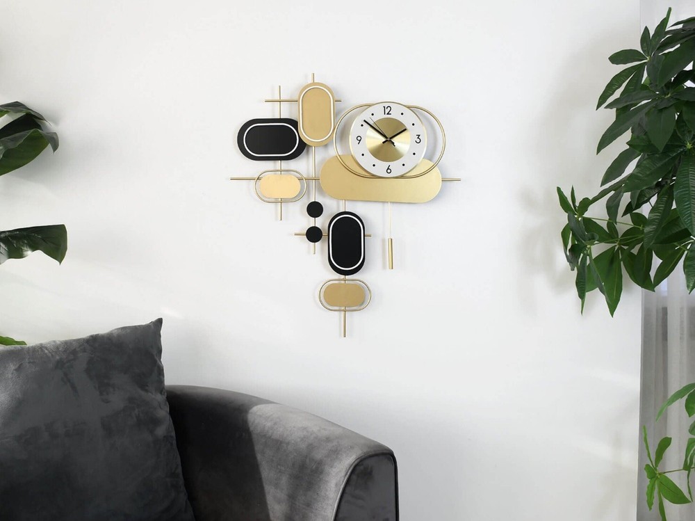 large modern wall clock