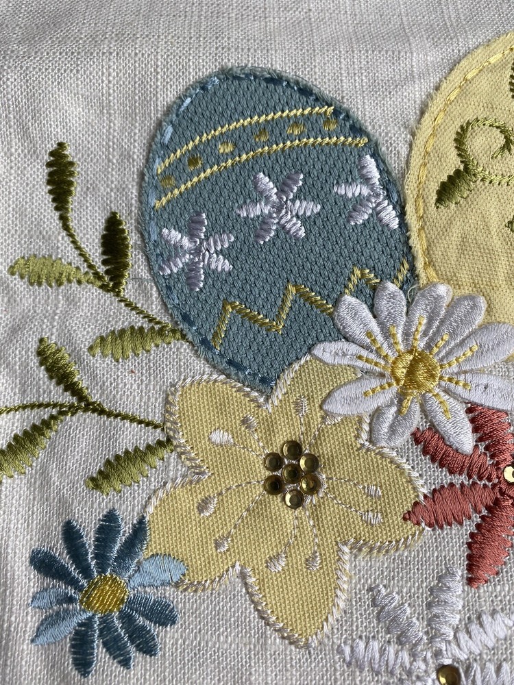 Inspired Design Easter Egg Sequin Table Runner