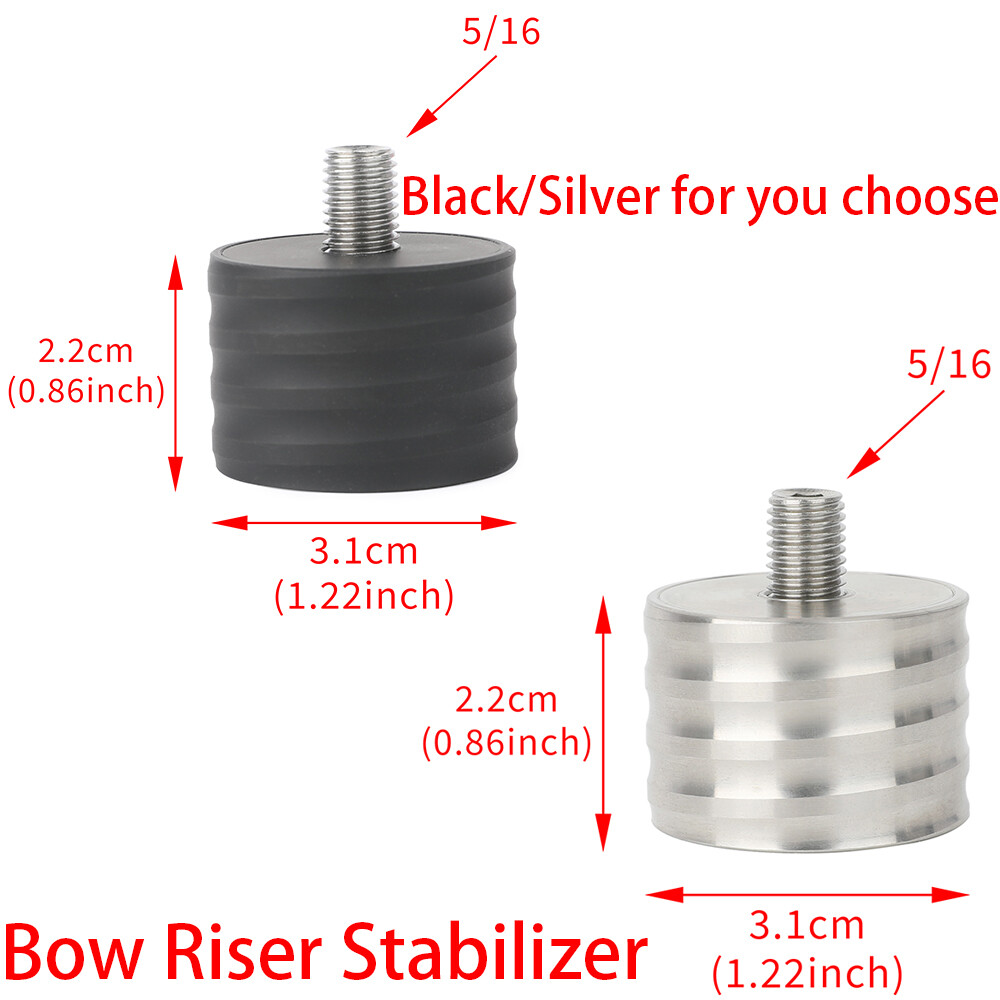 Archery Recurve Bow Riser Stabilizer 4OZ Balance Bar Compound Bow Shooting Hunt