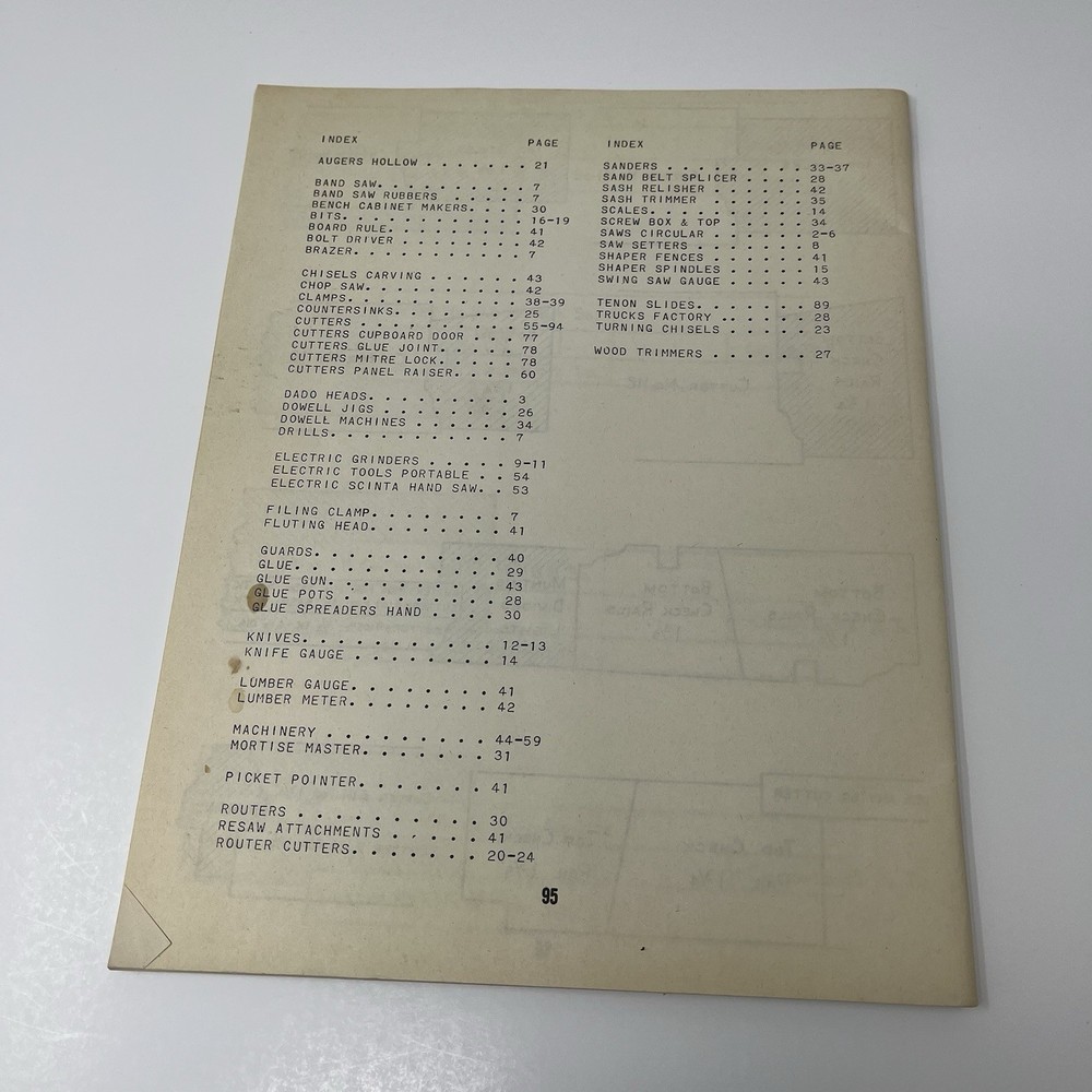 1953 Woodworkers Tool Works Catalog 106