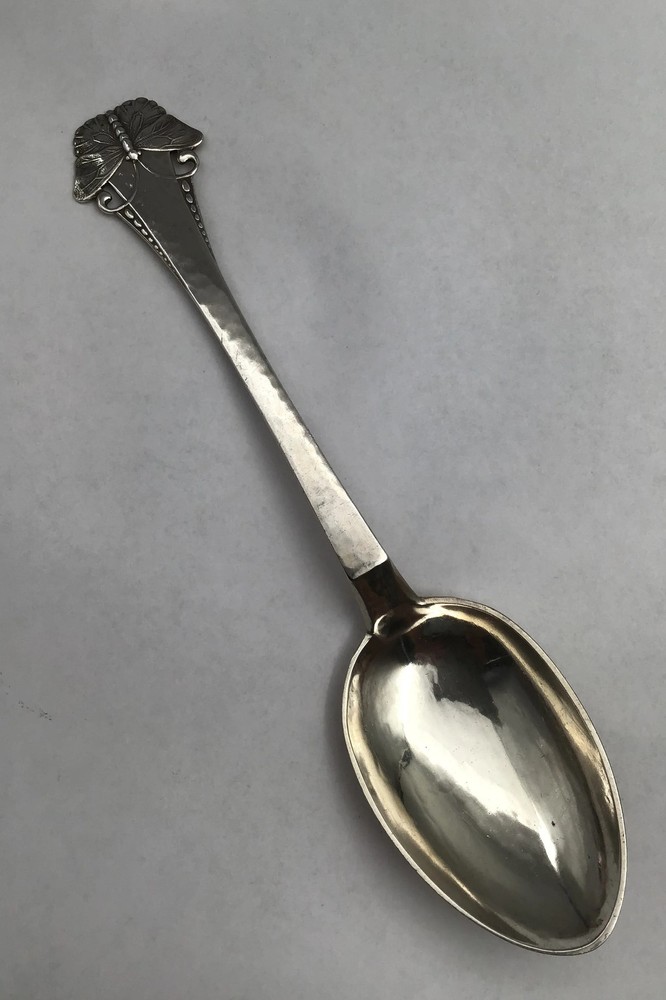 Butterfly Silver Dinner Spoon
