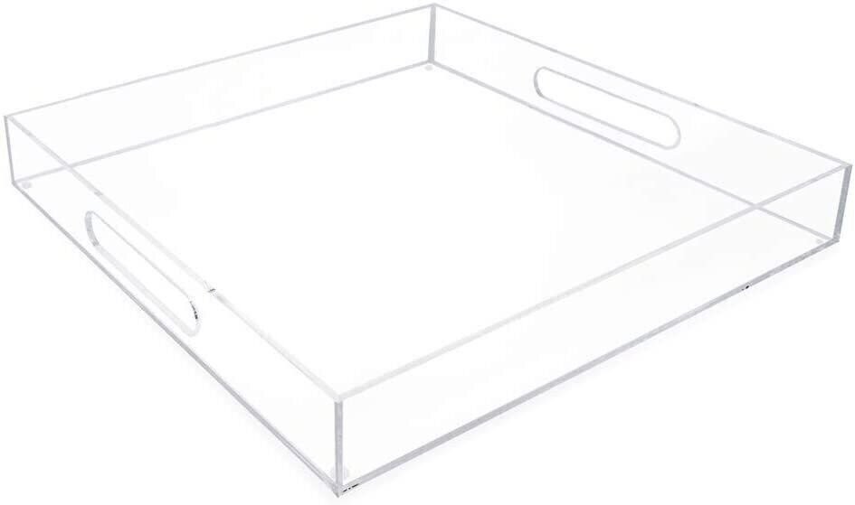 Isaac Jacobs Acrylic Tray with Cutout Handles