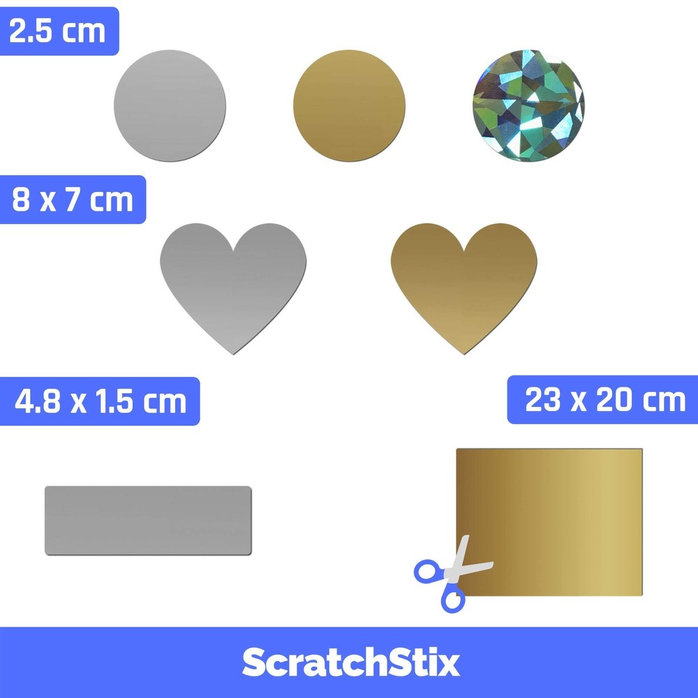150 Pack, Scratch Off Stickers Labels - Rectangle, Gray, 1.9 x 150 Gray
