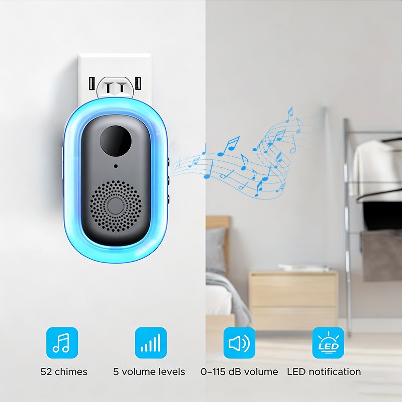 Smart Doorbell with Camera Wireless WIFI Tuya App Remote Control Video Intercom