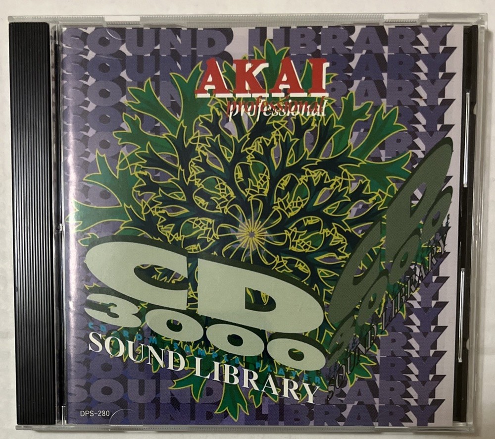 Akai Professional CD3000 Sound Library Akai Format Sample/Sampling CD 1993
