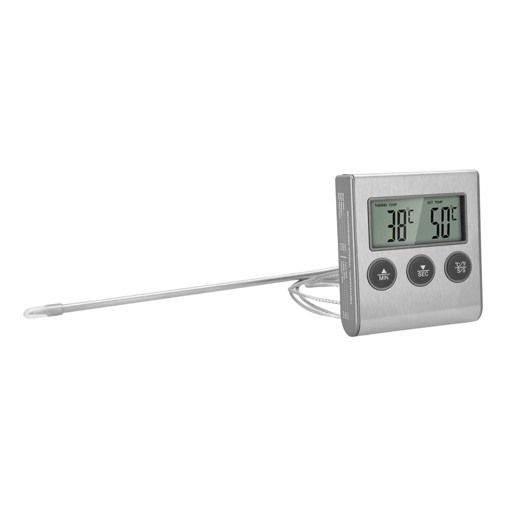 Convenient Kitchen Digital Cooking Thermometer with Probe Timer Function
