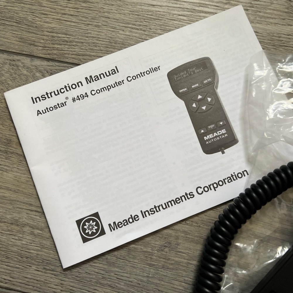 Meade Autostar #494 Handheld Computer Controller Telescope Remote Controller New