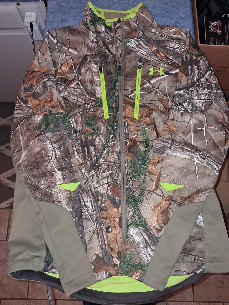 Under Armour Scent Control Infrared Storm2 Camo Softshell Jacket Realtree Medium