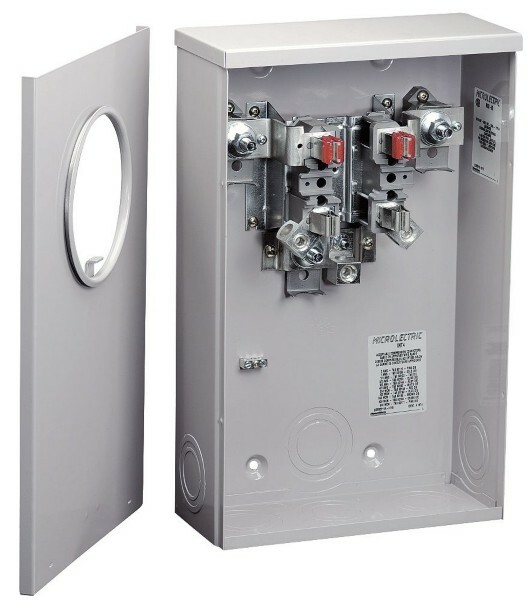 Microelectric Underground meter socket 200 A 600 V