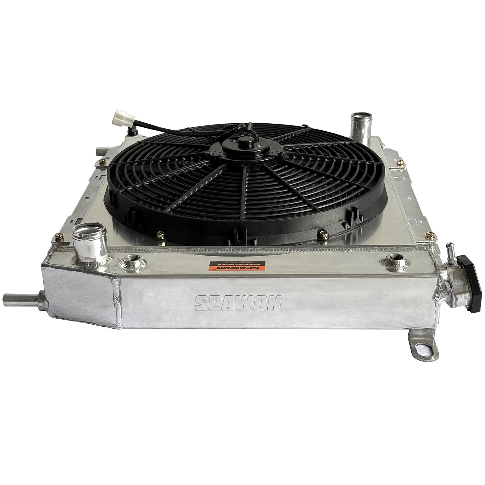 Radiator + Fan Shroud For Ford Ranger Mazda B2300 2.0L 2.3L 1985-94 Aluminum AT
