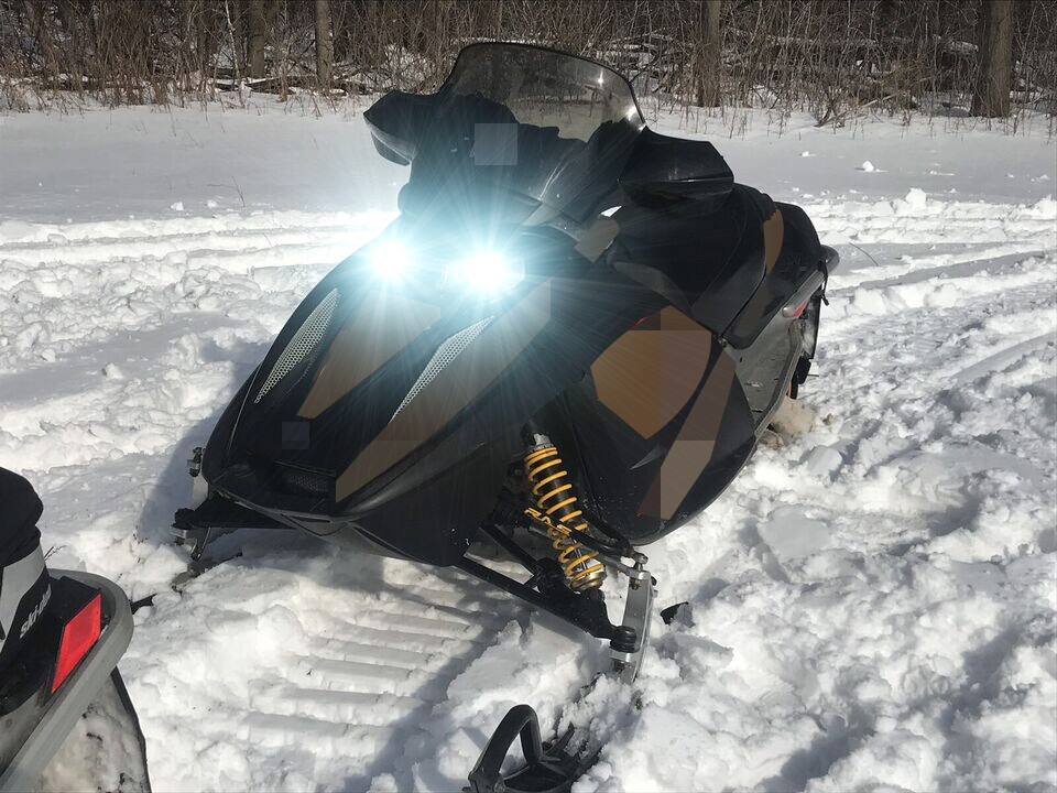 For Ski Doo REV LED Headlight Kit Plug & Play 2003-2009