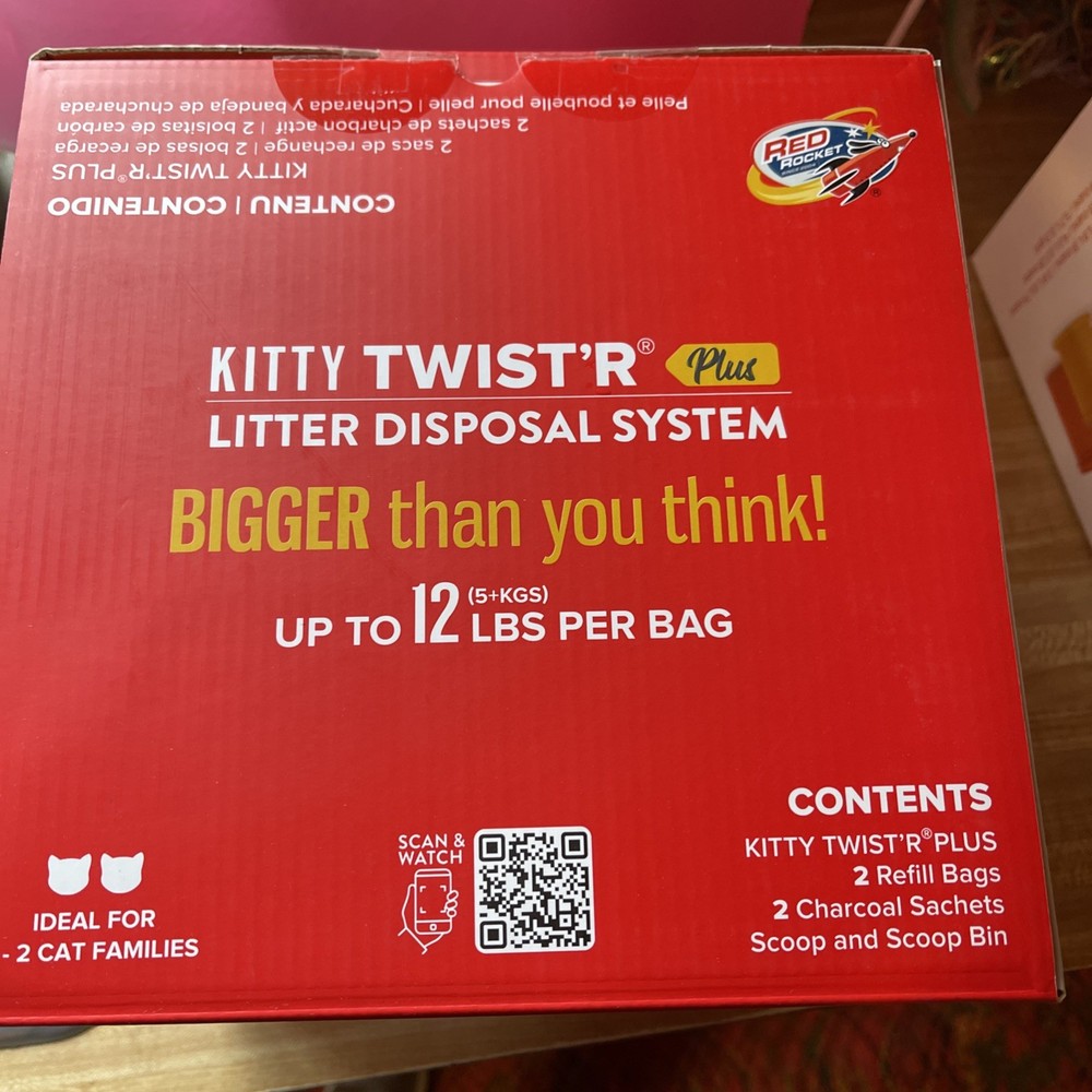 Kitty Twister Litter Disposal System Red Rocket
