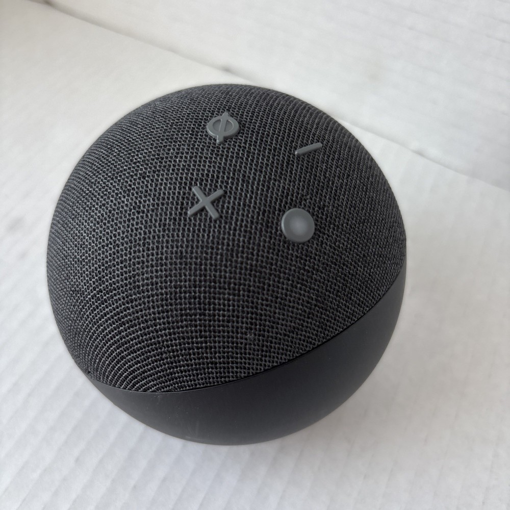 Amazon Echo Dot (4th Gen.) Smart Speaker - Charcoal *Untested No Power Cord