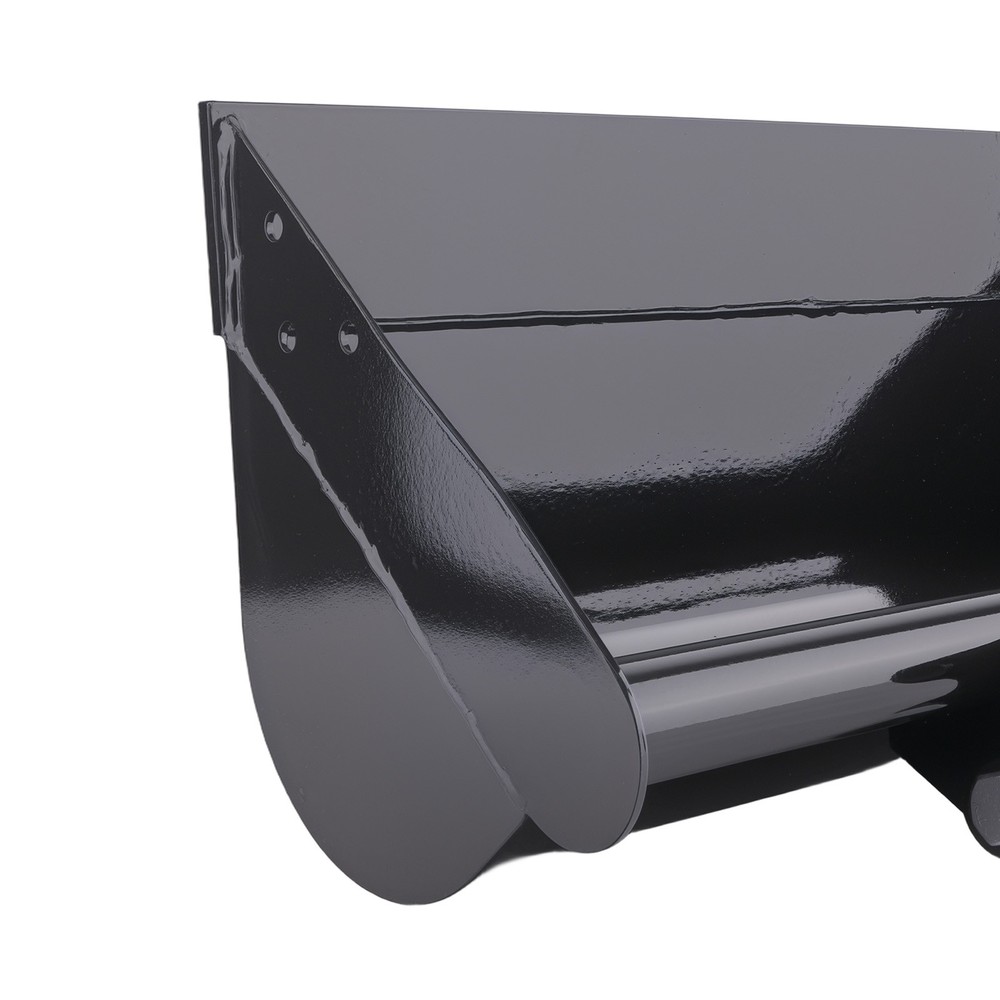 Plain Bucket 600mm Excavator Attachment with Double Hinge Pins Construction
