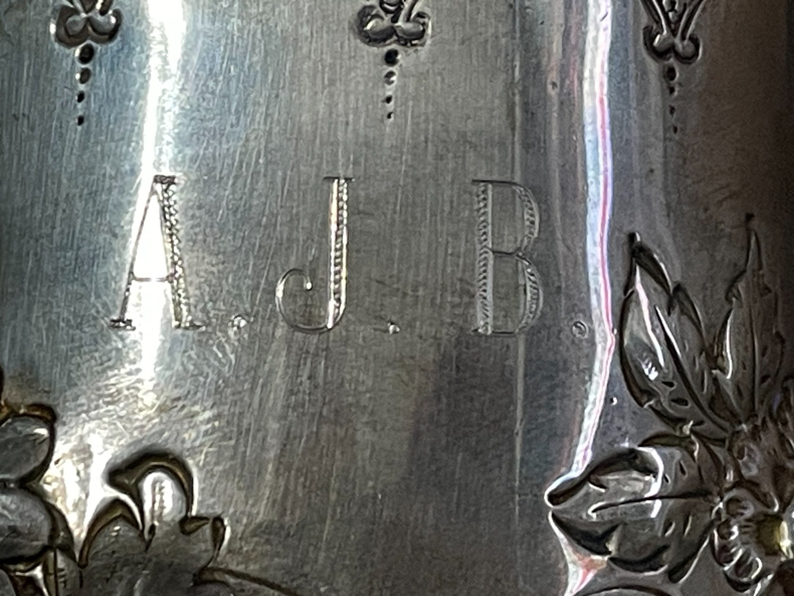 1892 George Maudsley Jackson Sterling Silver Cup 154 Grams