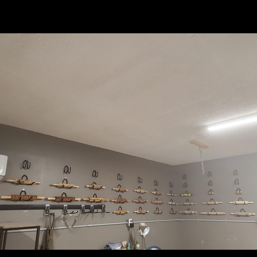 4 Pack Rolling Pin Holder Display Rack Storage for Kitchen Wall Hanging Rack