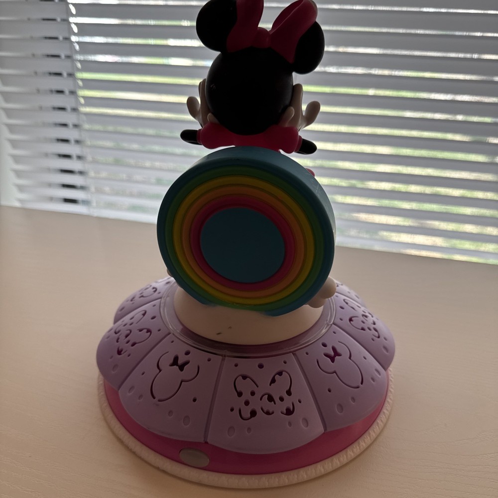 Disney junior Minnie Mouse Singing, Spinning Nightlight￼