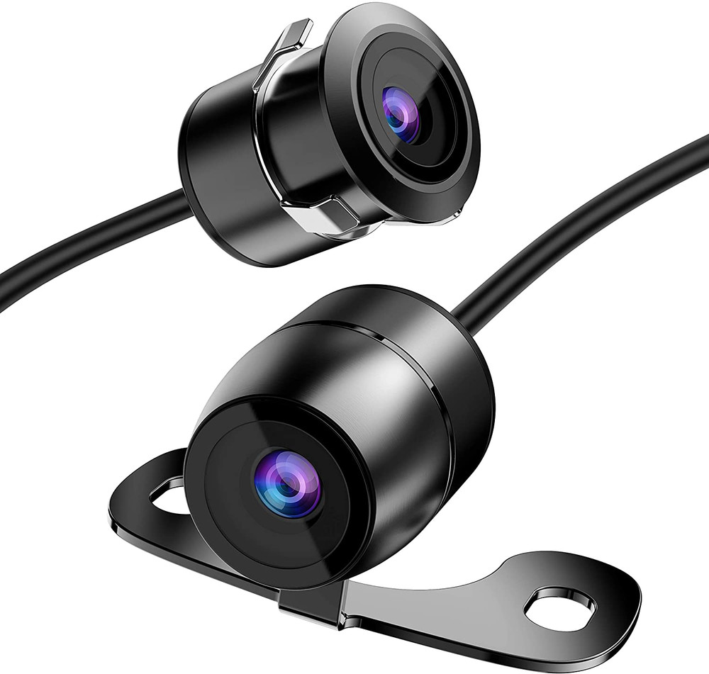 Mini Flush Mount Camera Metal Housing 170°Reverse View Backup Camera Nightvisio