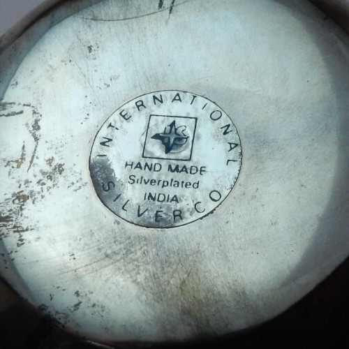 International Creamer Footed Silverplated Handmade India