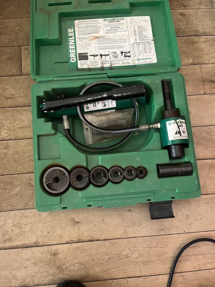Greenlee 7306 1/2''-2'' Hydraulic Knockout Punch Driver Set