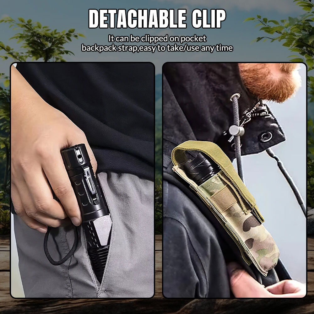 15000000LM Super Bright LED Flashlight Tactical USB Rechargeable LED Work Light