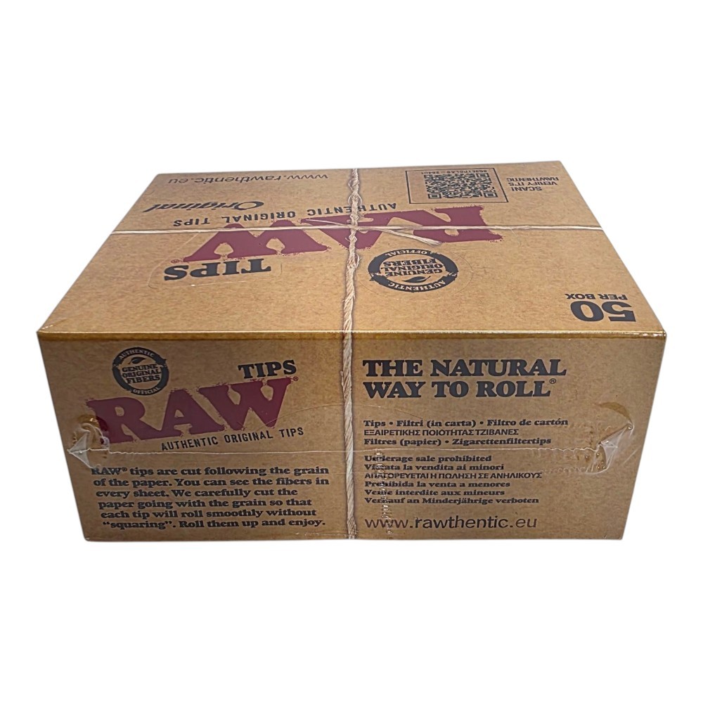 Raw Authentic Original Tips 50 Per Box, Free Shipping